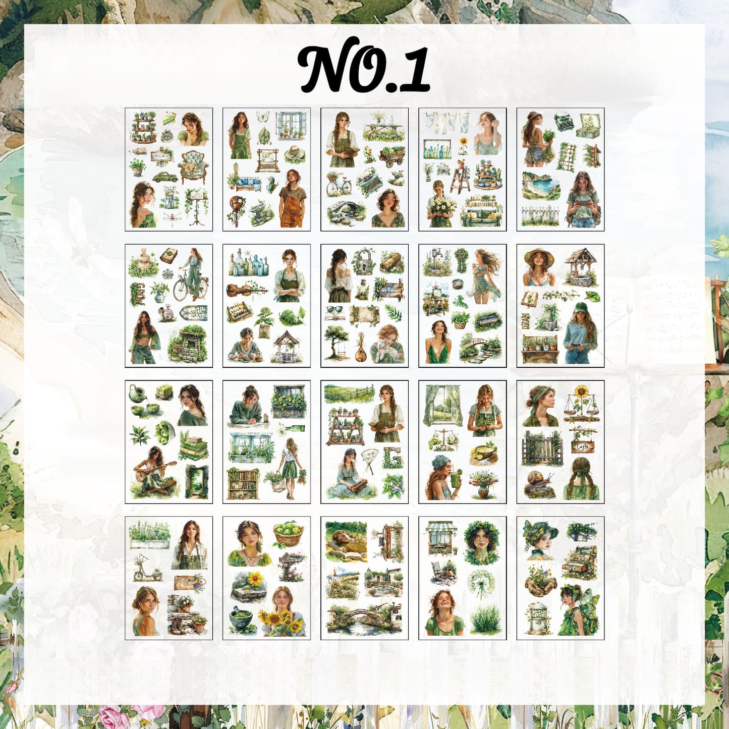 Four Seasons Character Sticker Book