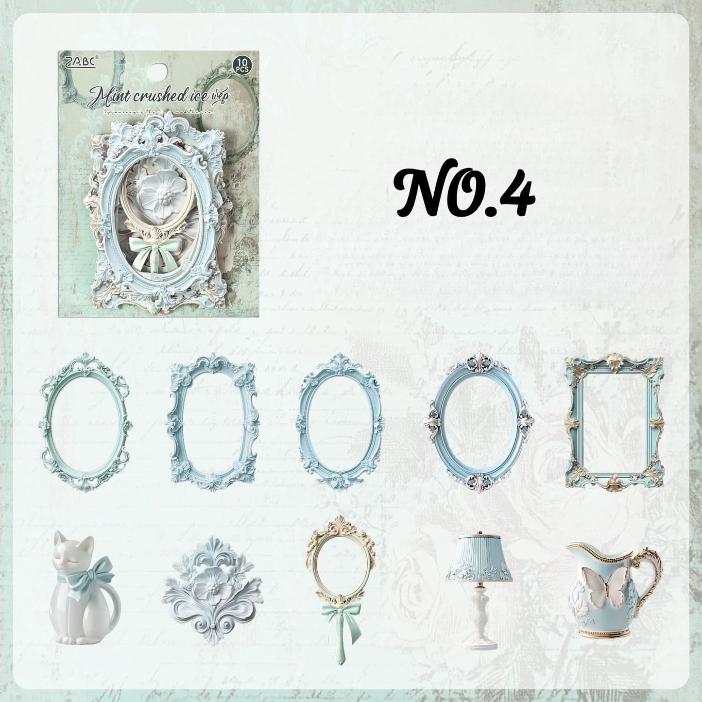 Vintage European Ephemera Sticker Pack