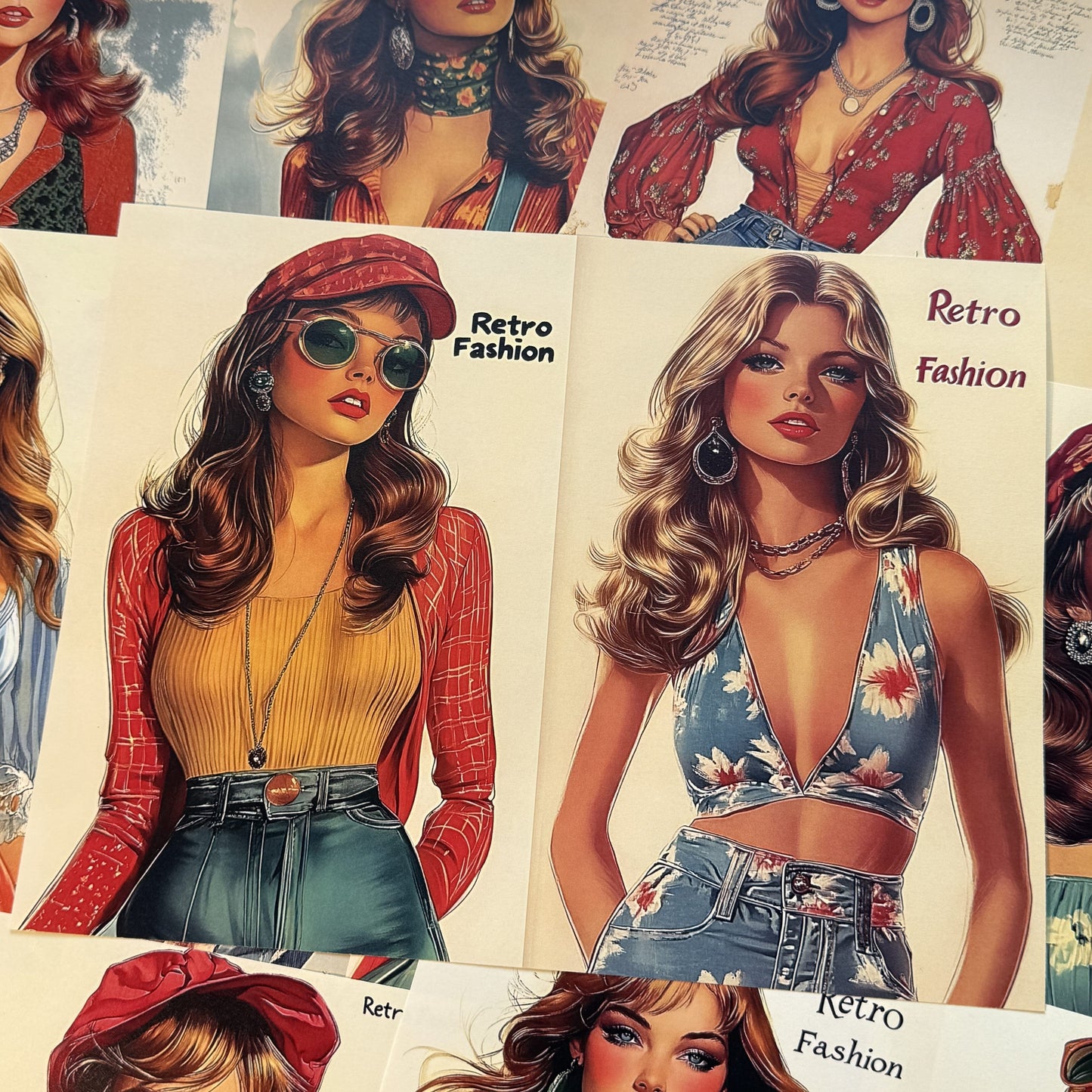 Magazine Style Scrapbook Paper