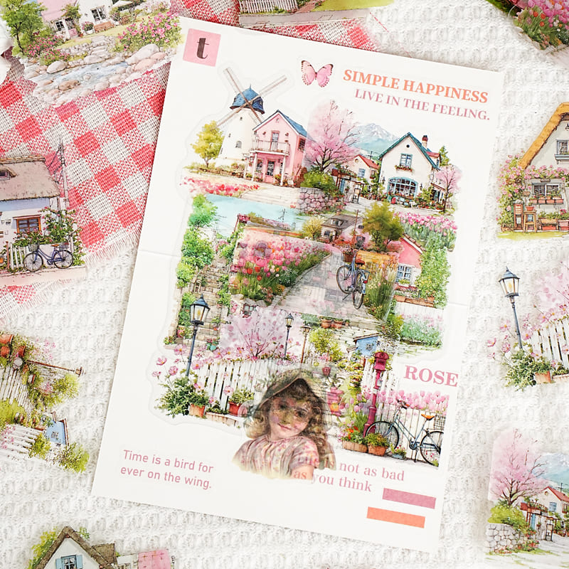 Vintage House Theme Stickers