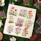 40pcs Floral Theme Sticker