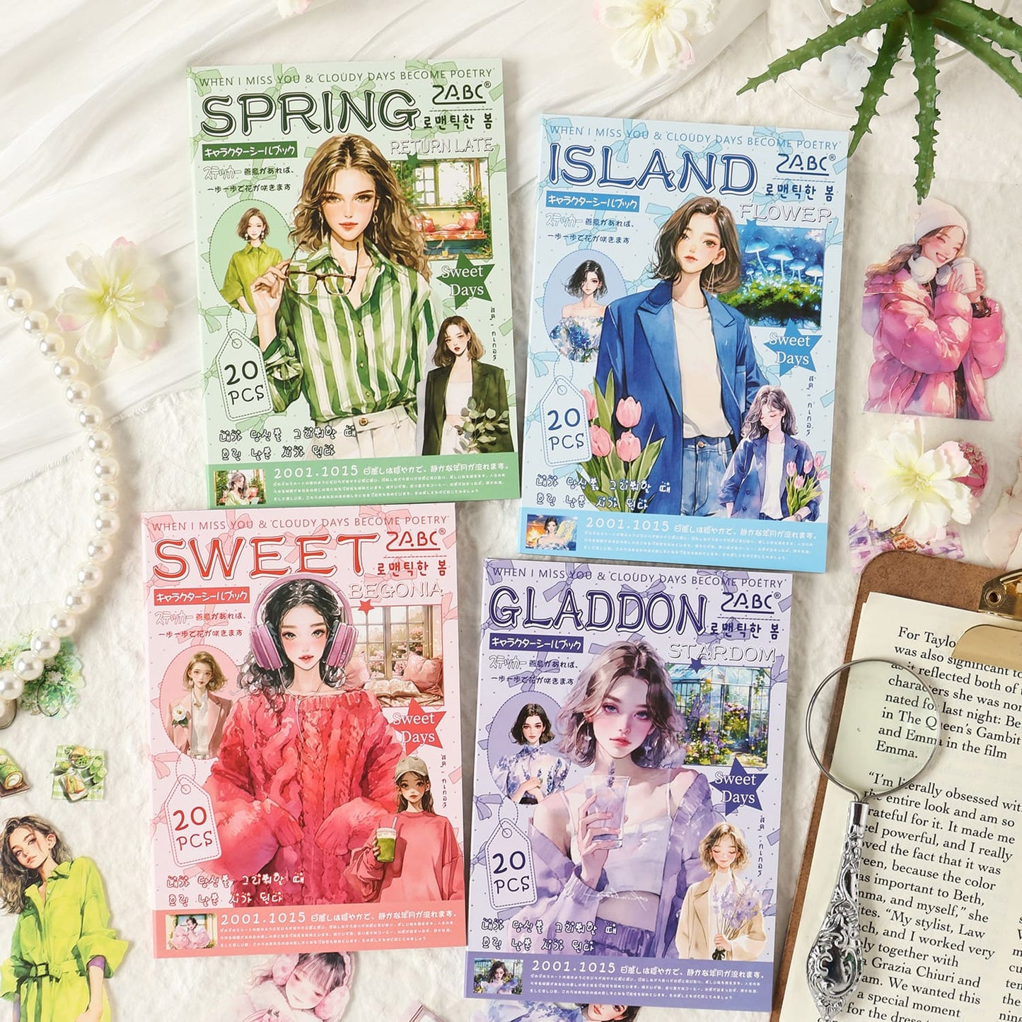 Character Series Die-Cut Sticker Book