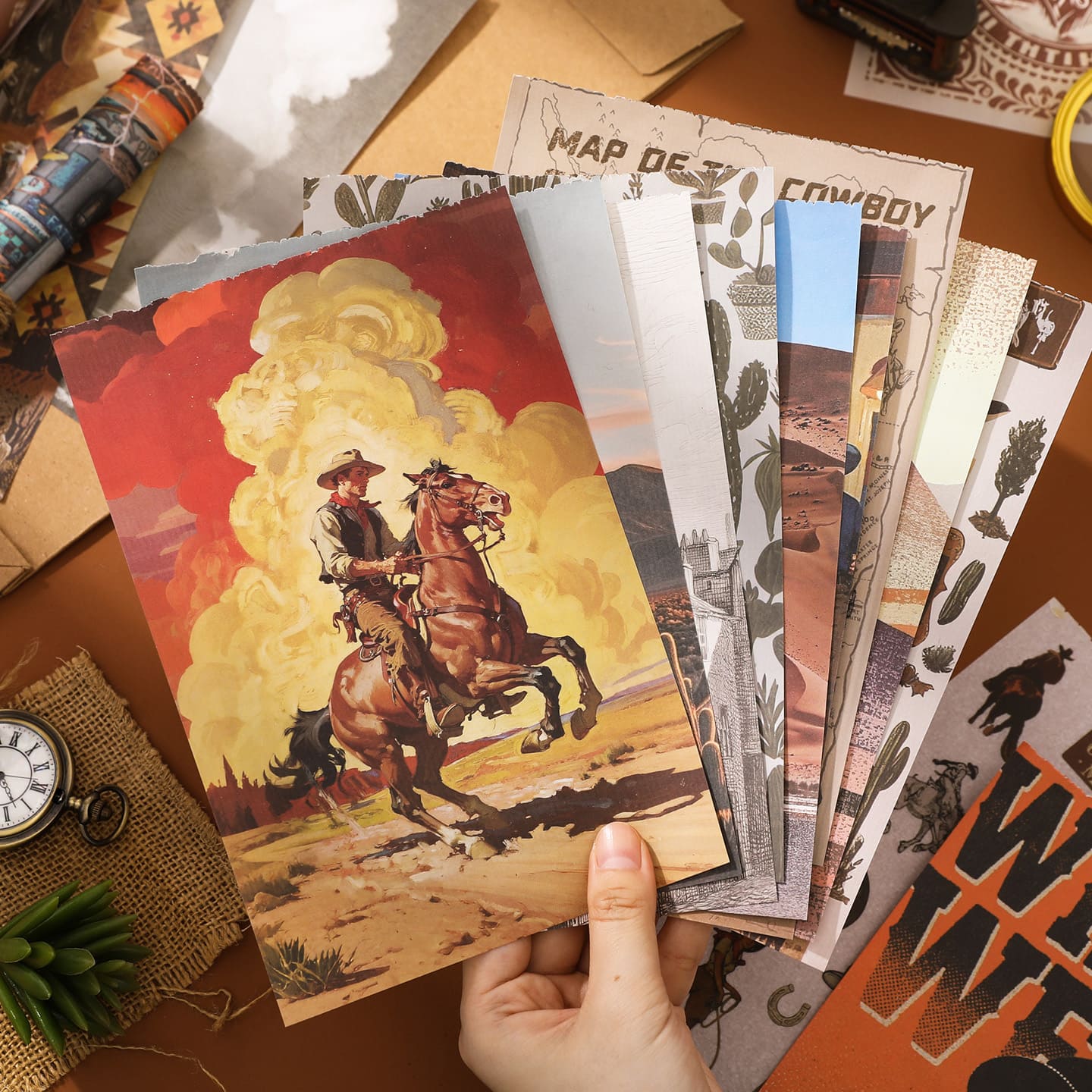 Western Cowboy Sticker Book