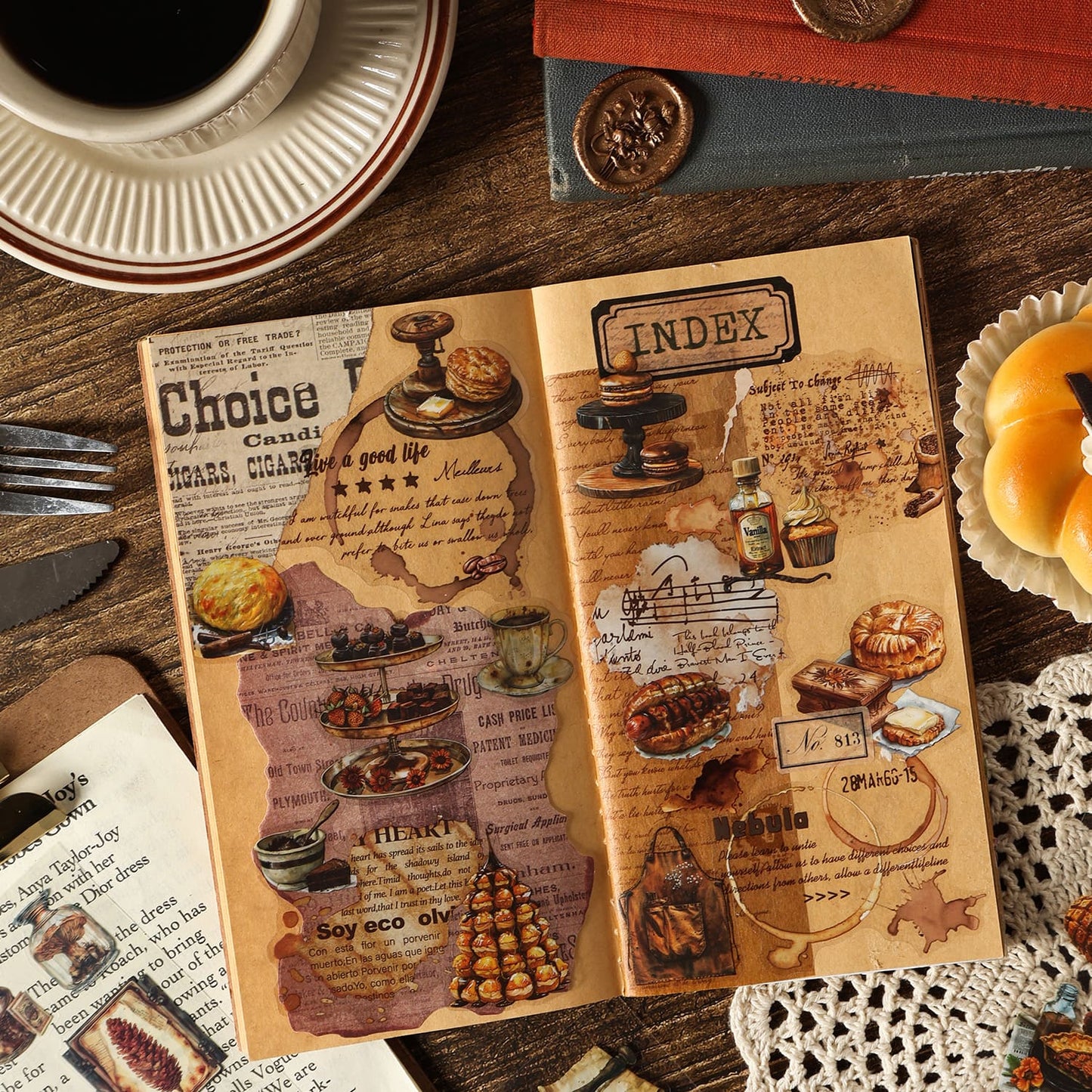 Vintage Ephemera Sticker Pack