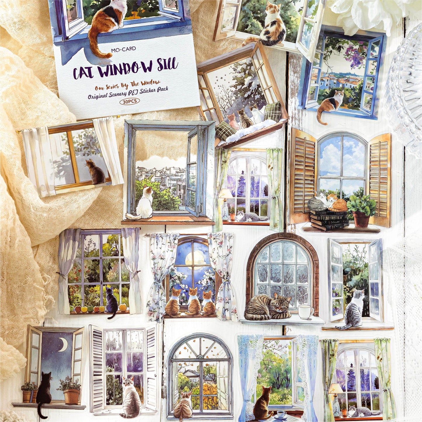 Windowsill Theme Sticker Pack