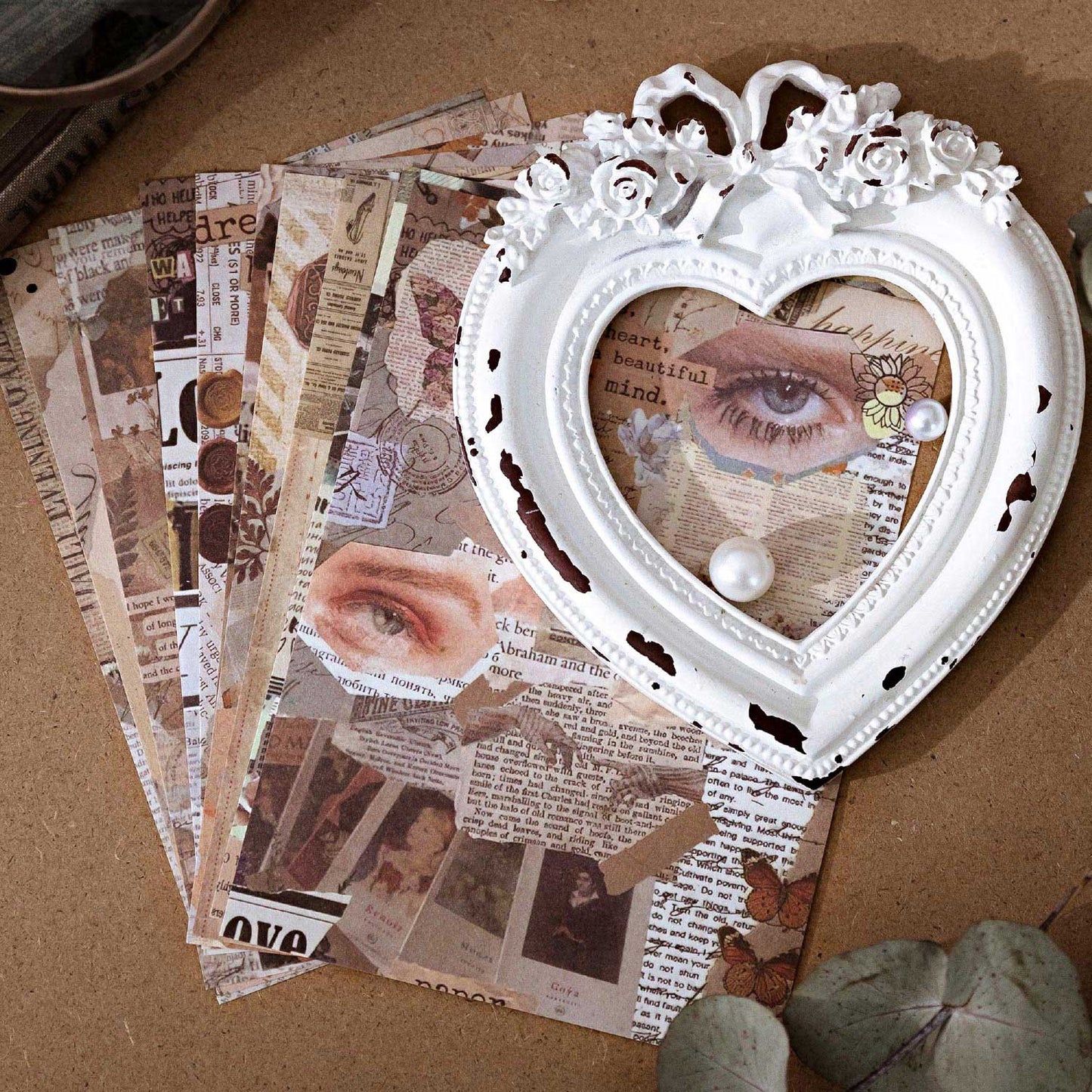 Collage Theme Scrapbook Paper