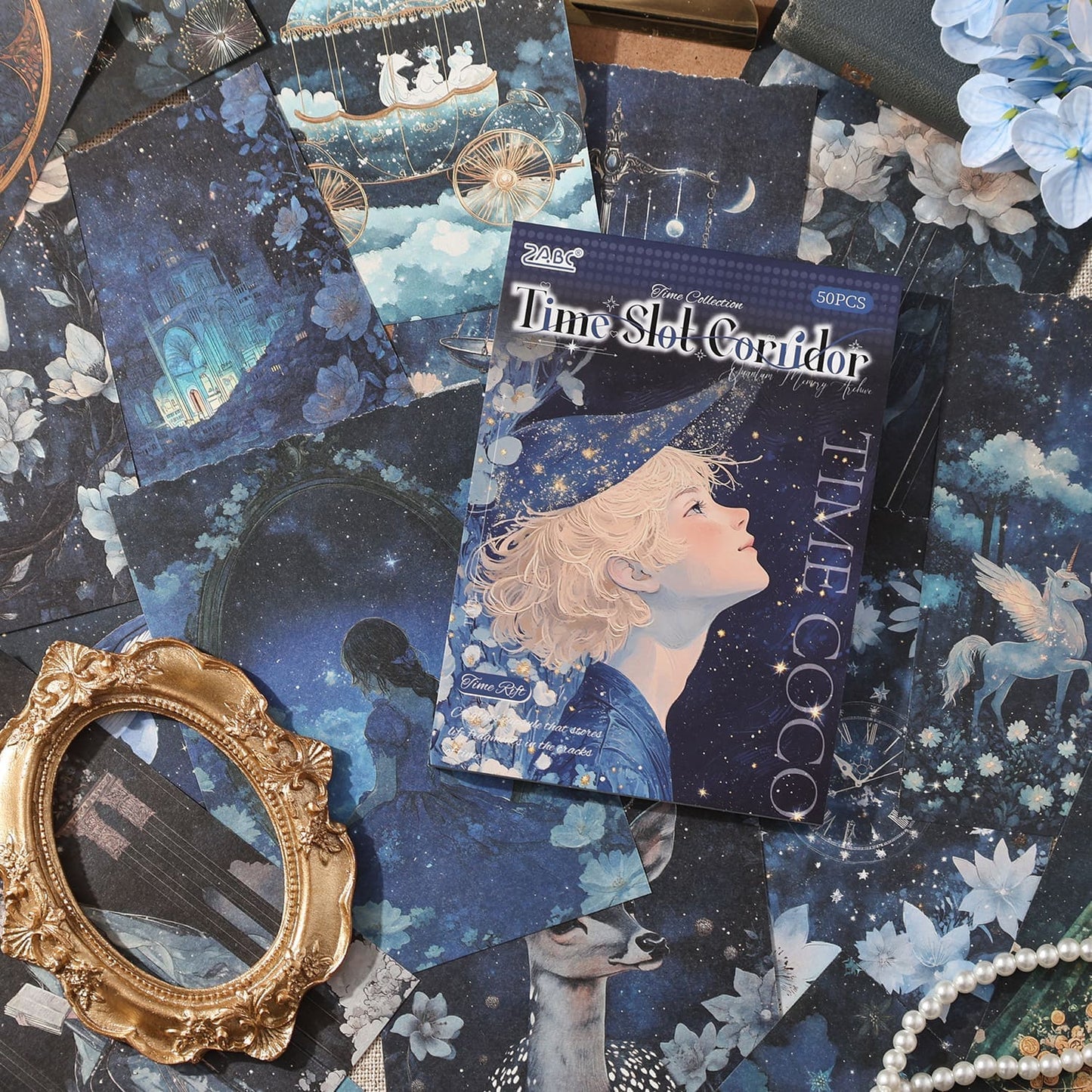 Vintage Character Scrapbook Paper