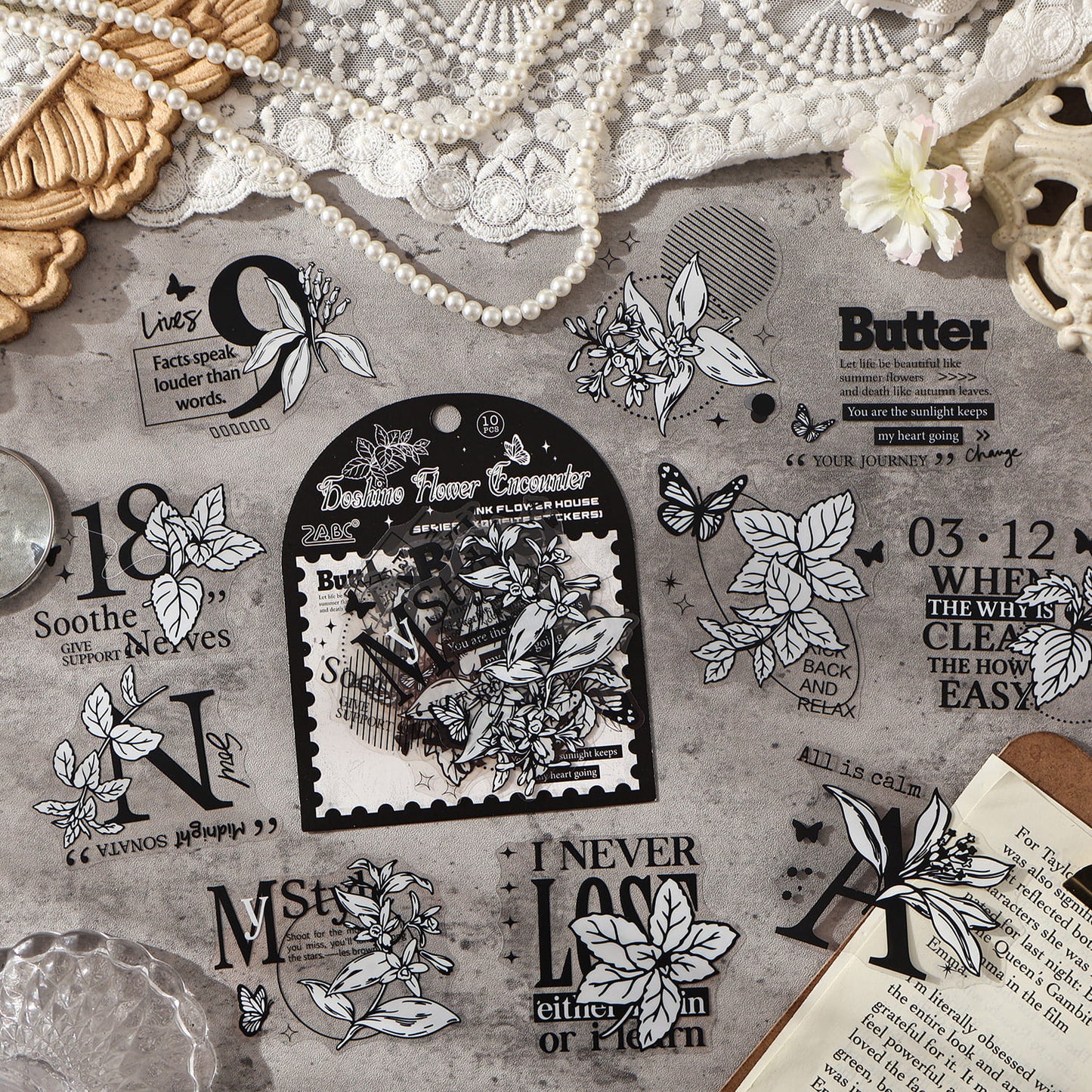 Ink Bloom Sticker Pack