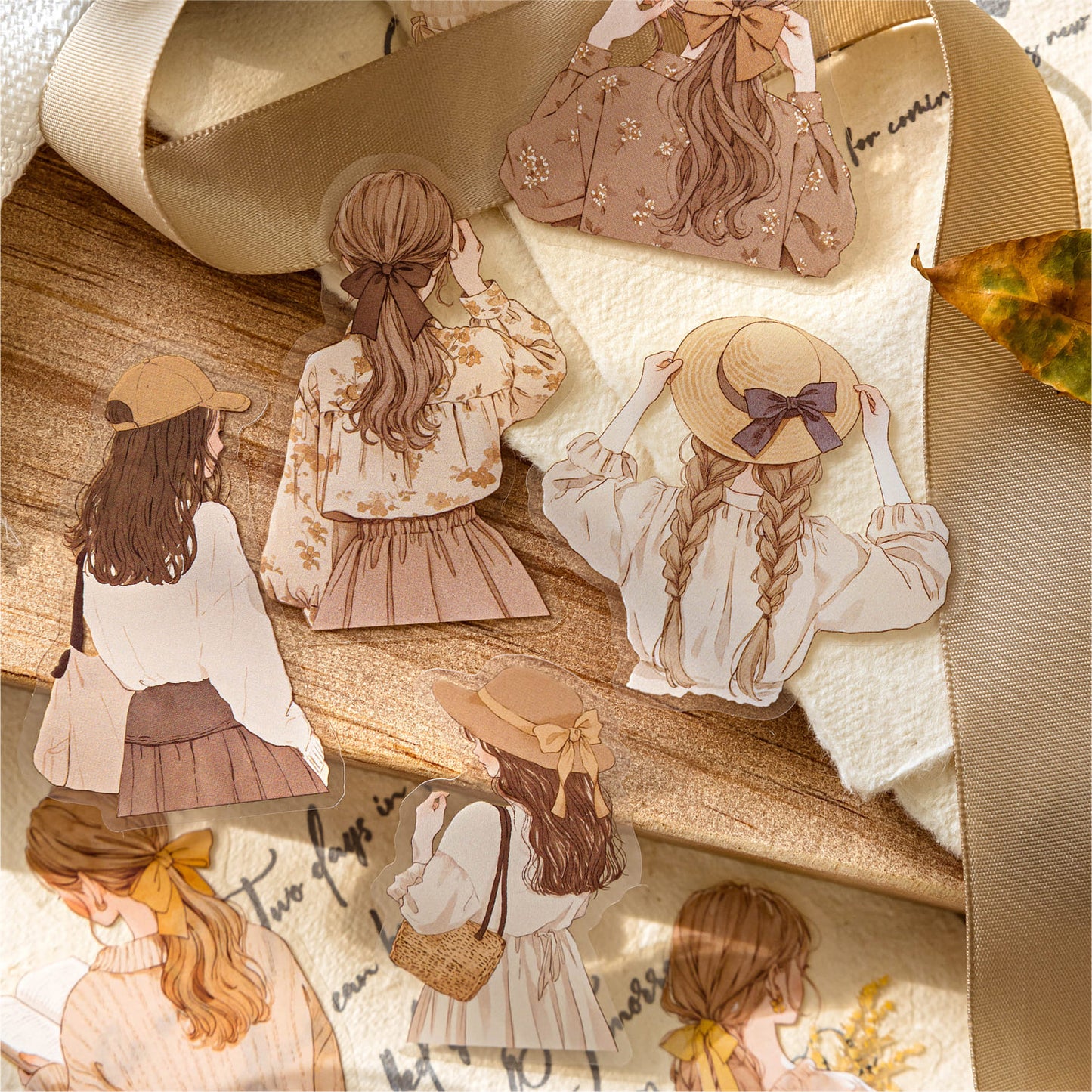 Backview Characters Sticker Pack