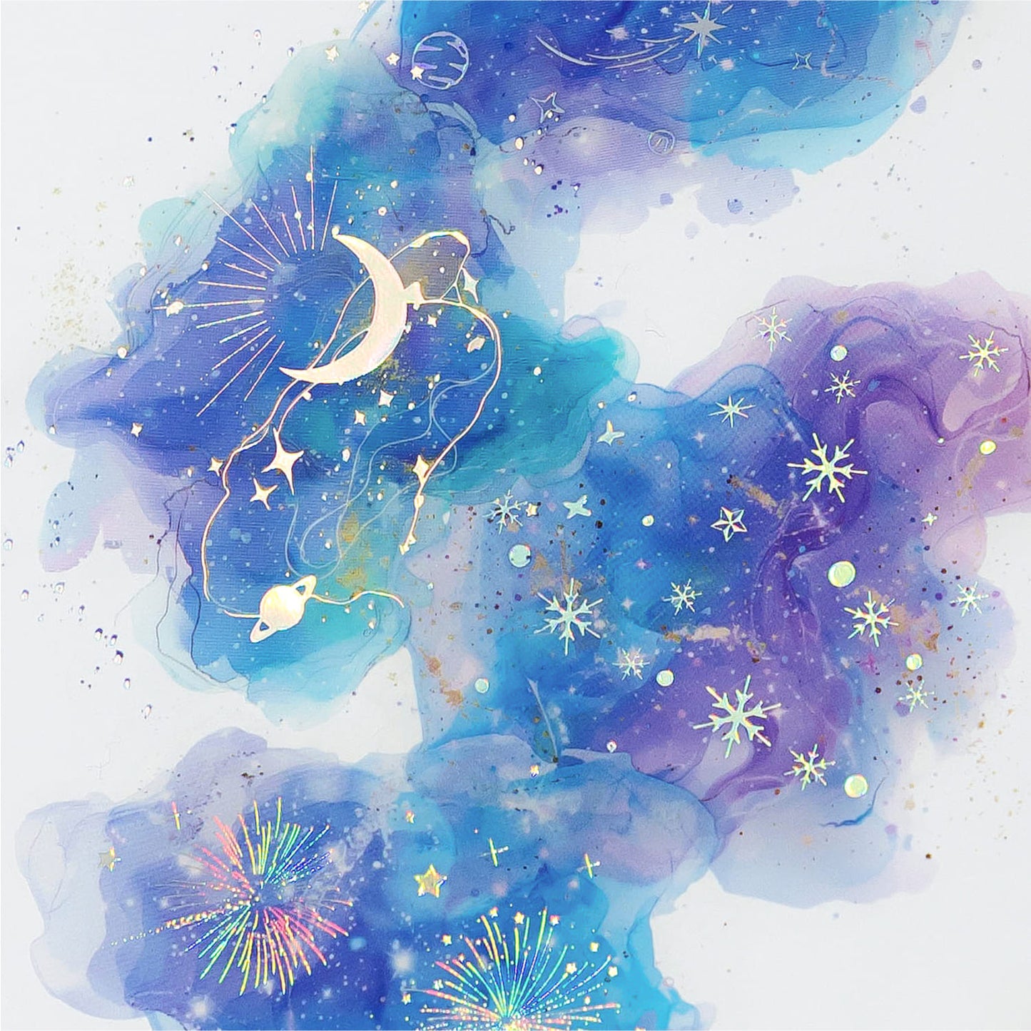 Watercolor Wash Stickers