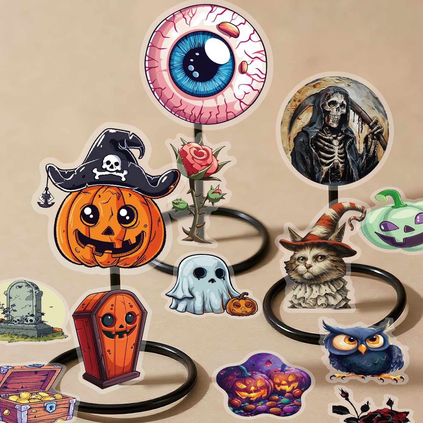 50PCS Halloween Stickers