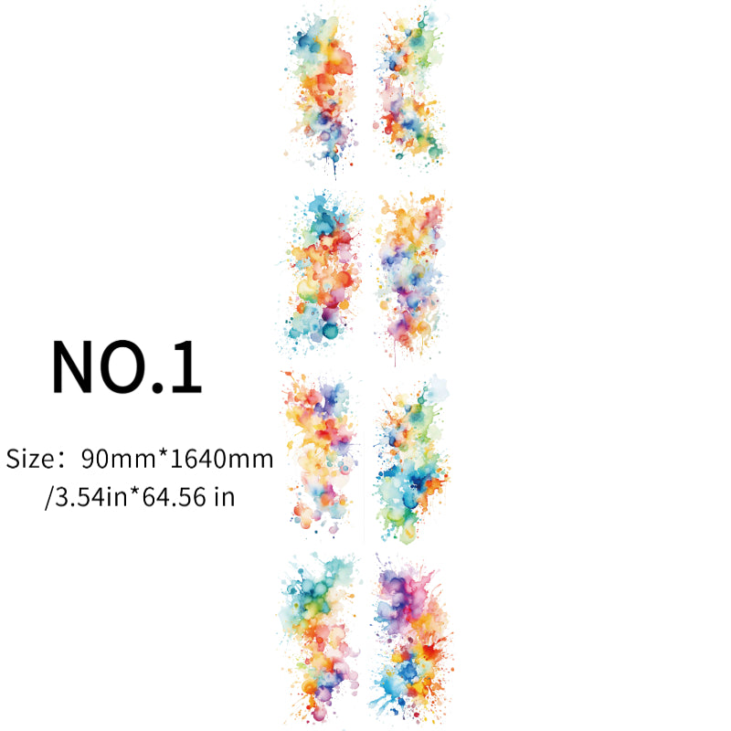 One Cycle PET Tape - vibrant gradient color block