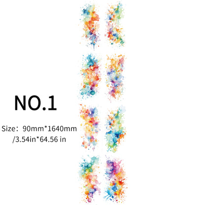 One Cycle PET Tape - vibrant gradient color block