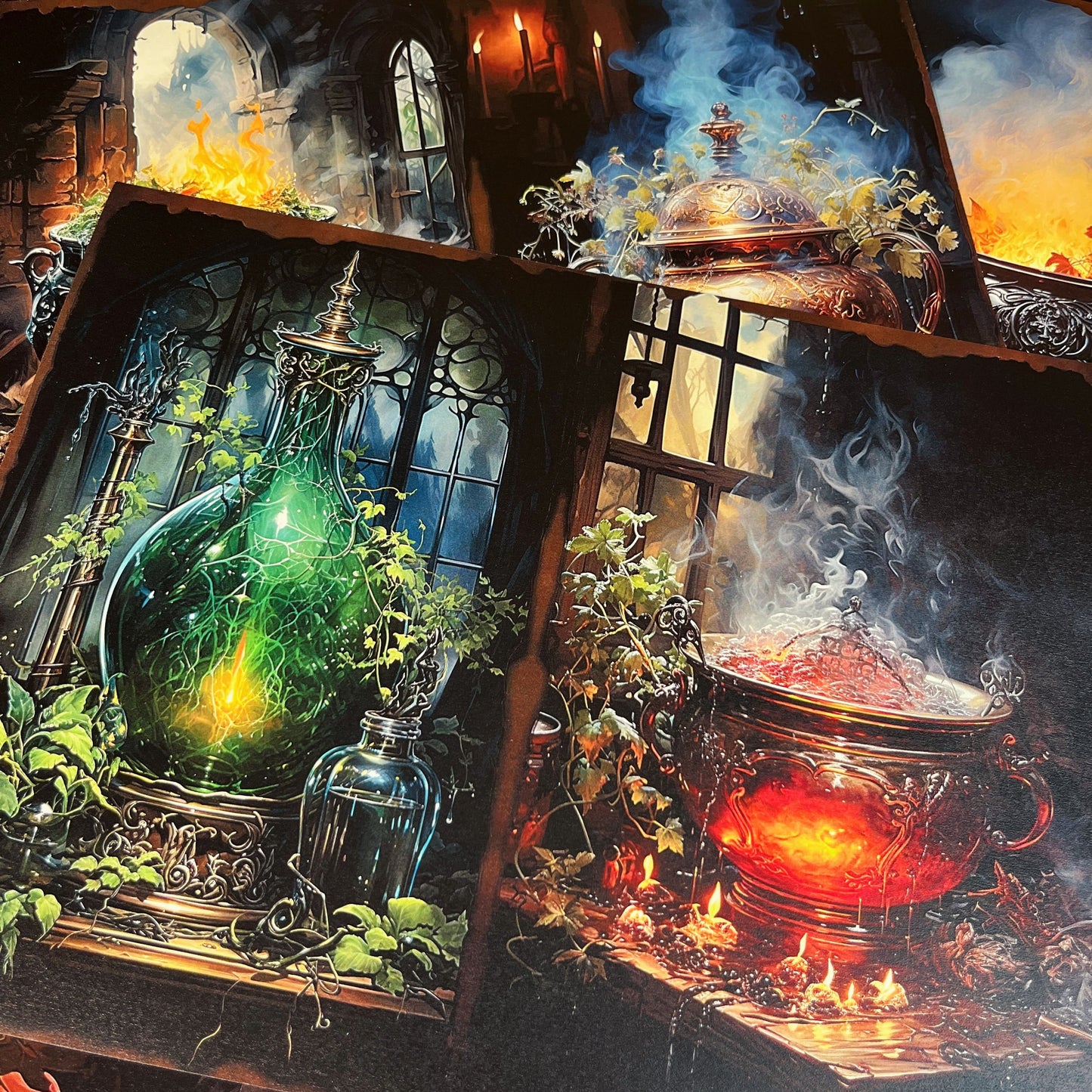 Magical Witch Scrapbook Paper