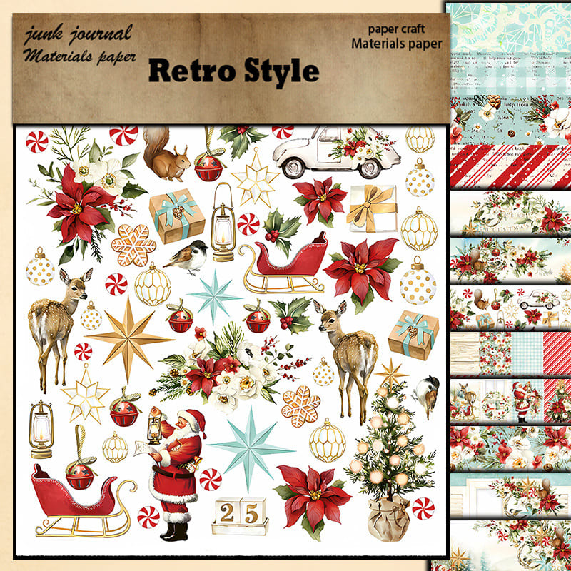 Christmas Scrapbook Paper - Collection 2