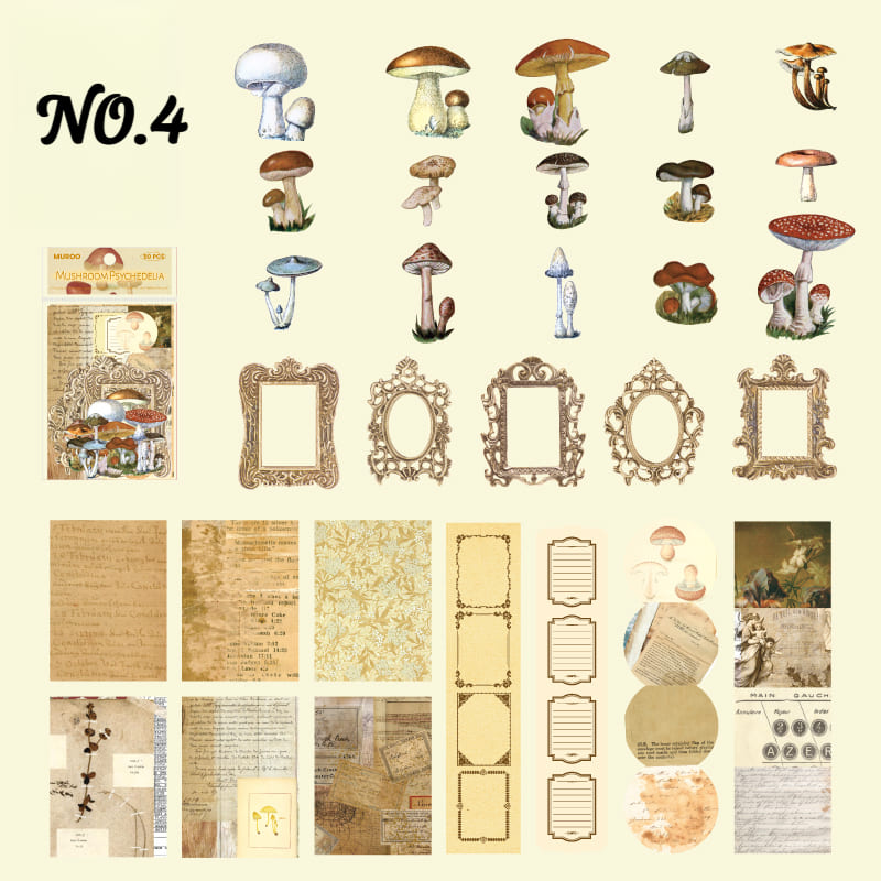 50PCS Nature's Scrapbook Kit