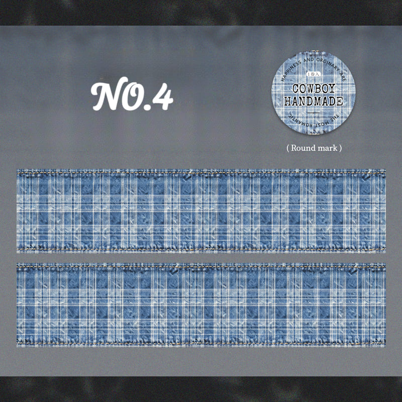 Denim Craft Theme Washi Tape