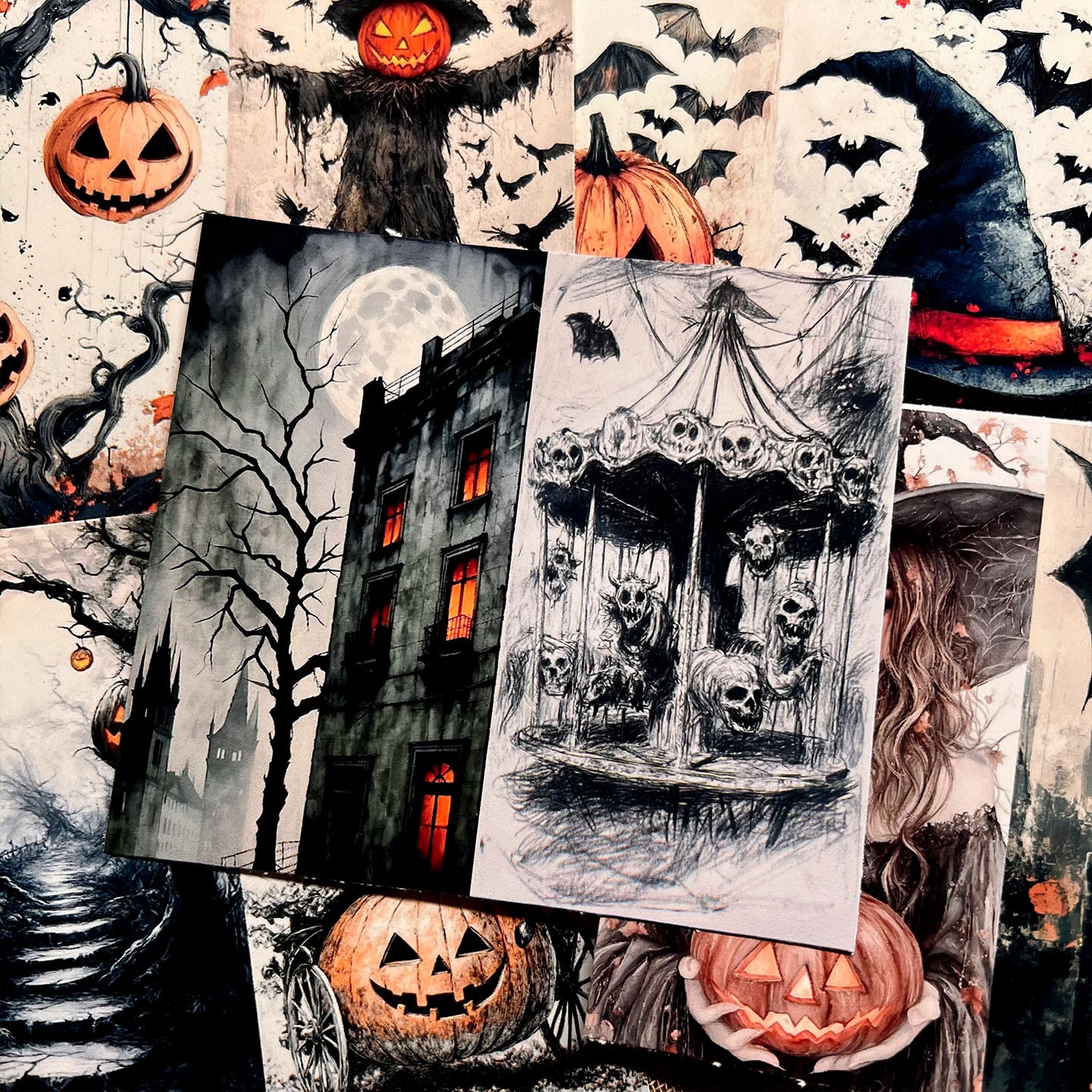 Halloween Scrapbook Paper