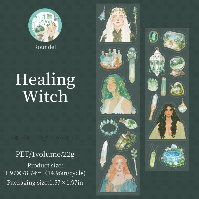 Witch Energy Illustrated Series PET Tape