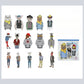 Anthropomorphic Animal Stickers
