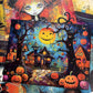 Skeleton Witch Scrapbook Paper