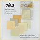 70PCS Essential 6-Color Paper Pack