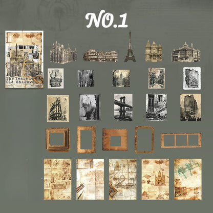 Vintage Time Theme Sticker Pack