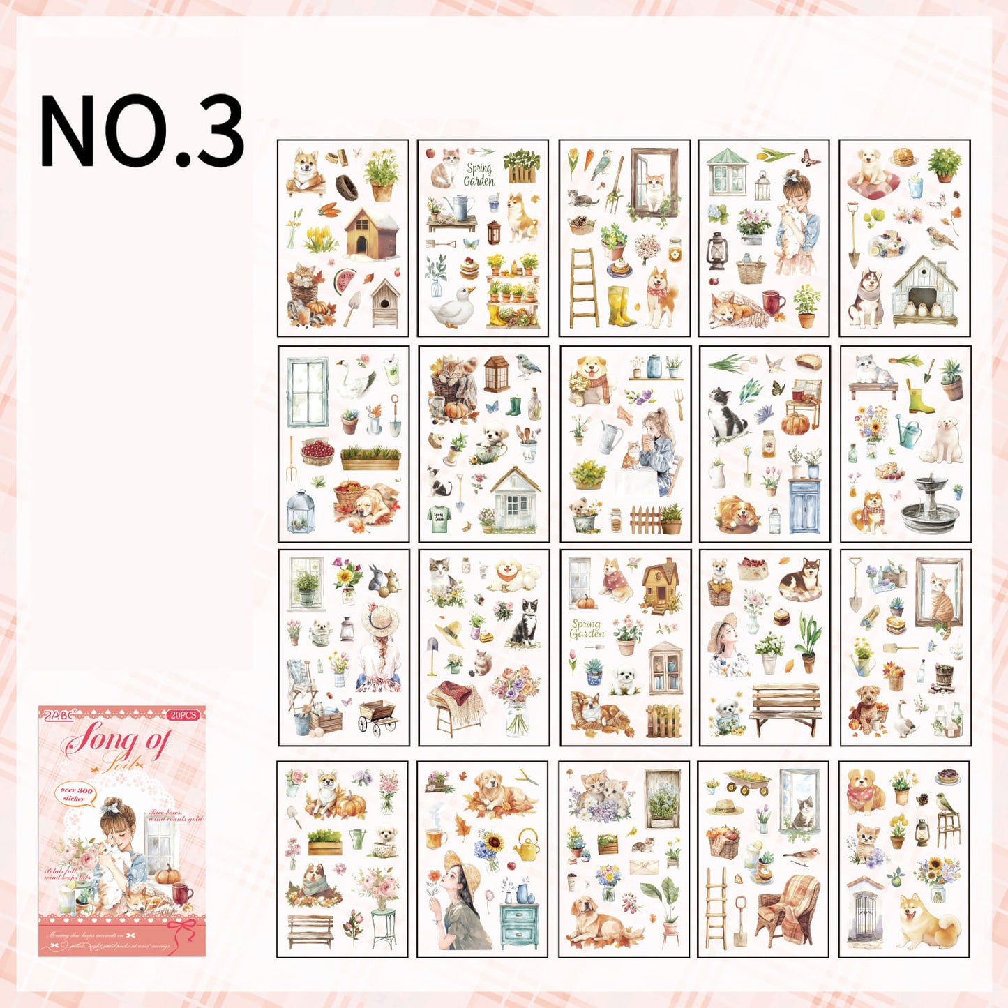 Adorable Pets Sticker Book