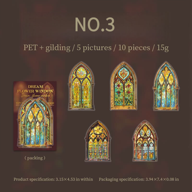 Stained Glass Window Stickers