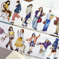 8cm*100 cm Die-Cut Casual Character Series  One cycle Tape
