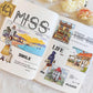 8cm*100 cm Die-Cut Casual Character Series  One cycle Tape