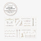 Decorative Lines Series Tape