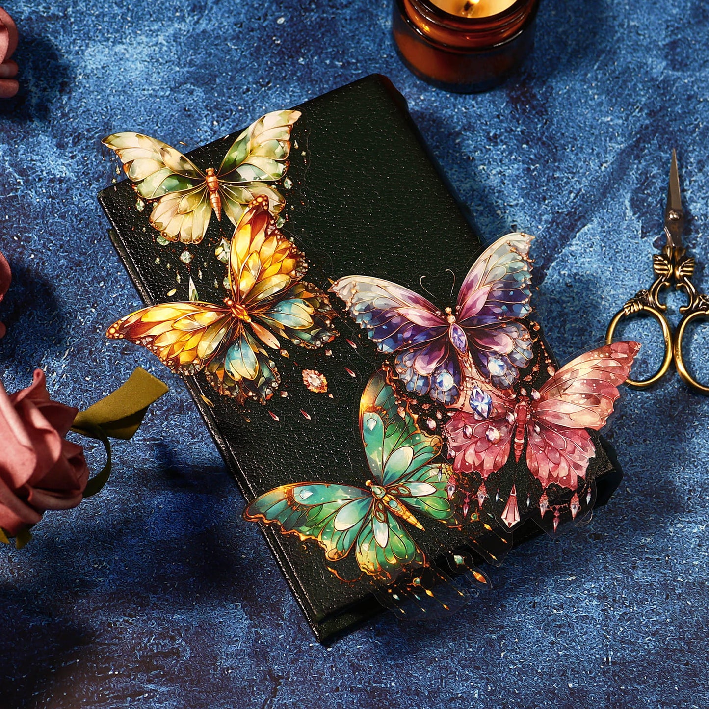 Crystal Butterfly Stickers