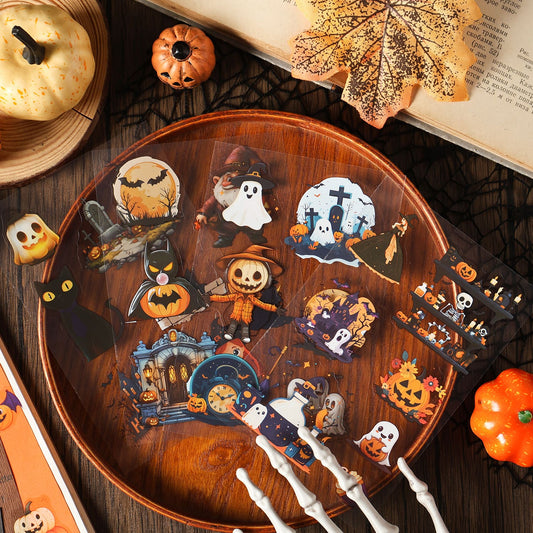 Die-cut Halloween Sticker Book