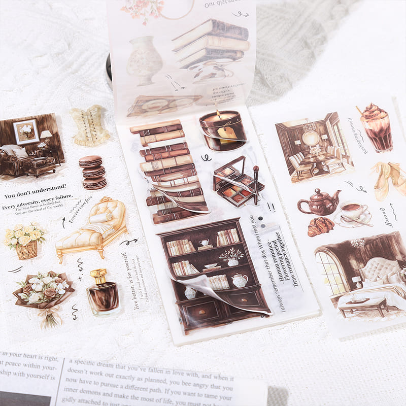 Staying Home Time Sticker Book
