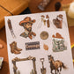 Western Cowboy Sticker Book