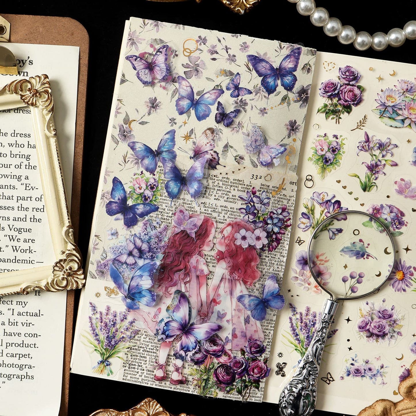 Florals & Butterflies PET Sticker Pack