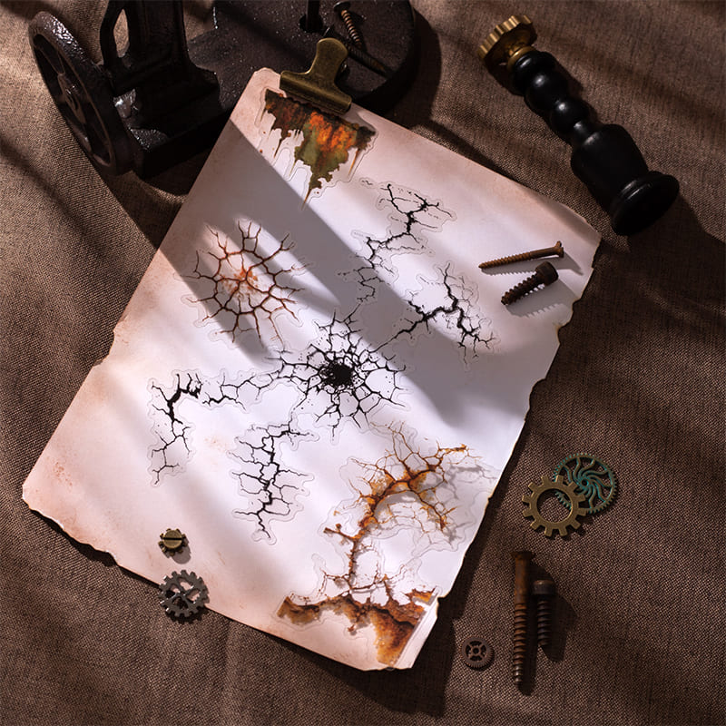 Cracked & Distressed Stickers Pack