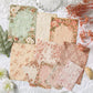 Flower Theme Relief  Scrapbook Paper