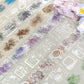 2-Pack Floral Marble PET Tape Set