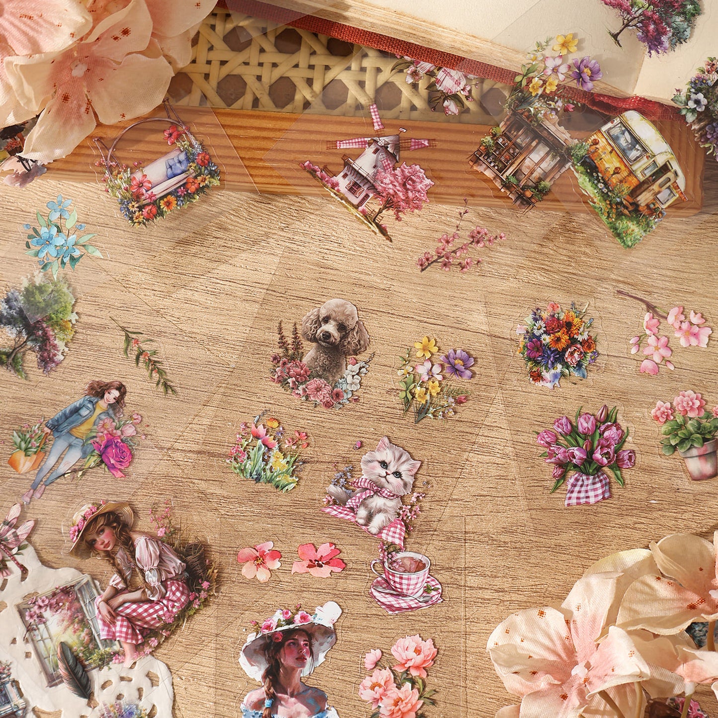 100-Piece PET Sticker Mega Pack