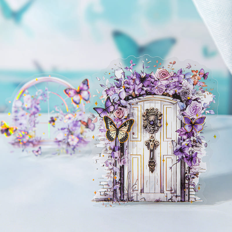 Butterfly Window Theme Sticker