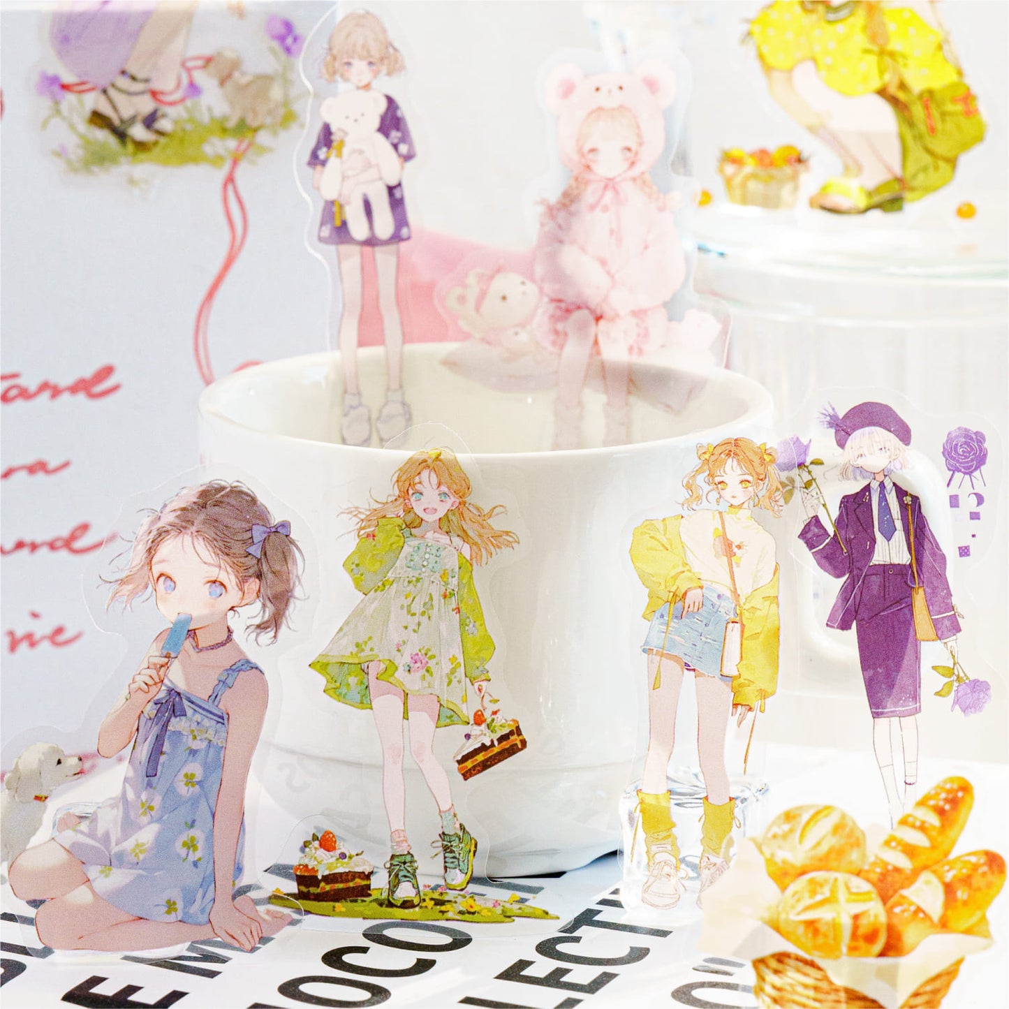 Daily Life for Girls Sticker Series