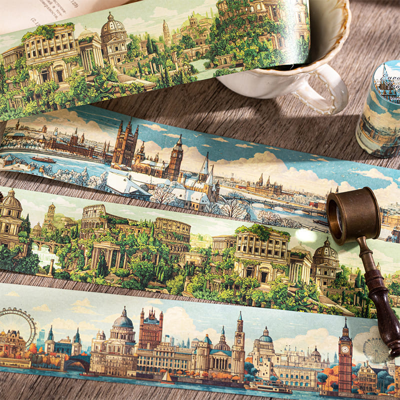 World Tour Landmarks Washi Tape