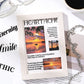 Black And White English Die-cut Stickers