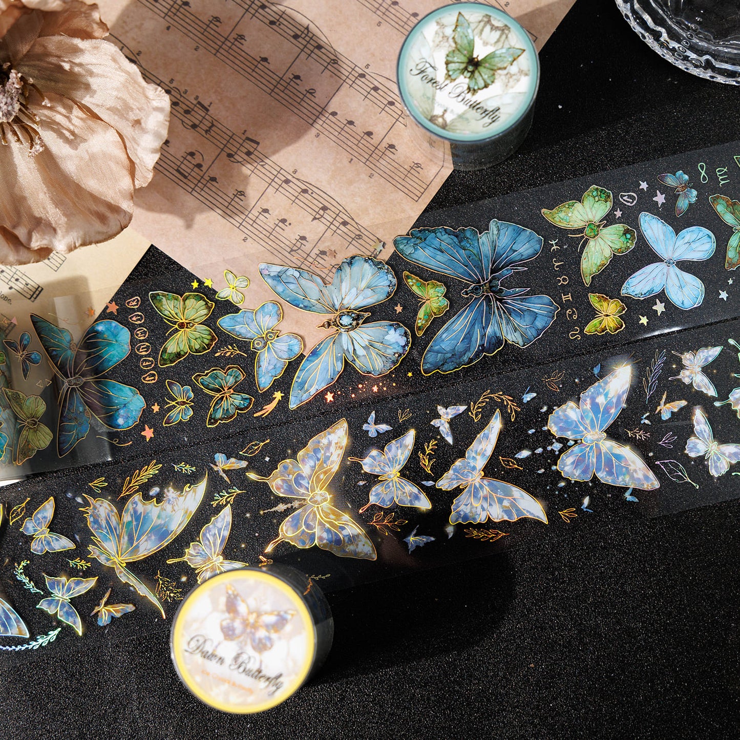 Butterfly Theme PET Tape