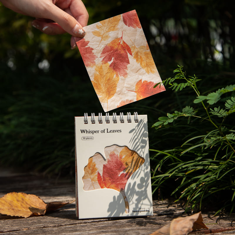 Leaf Theme Scrapbook Paper