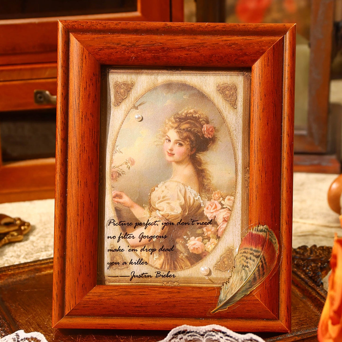 Vintage Frame Scrapbook Paper Pack