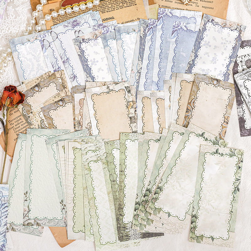 Lace Edge Memo Sheets - 30 PCS