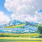 Nature Scenery Long Strip  Stickers